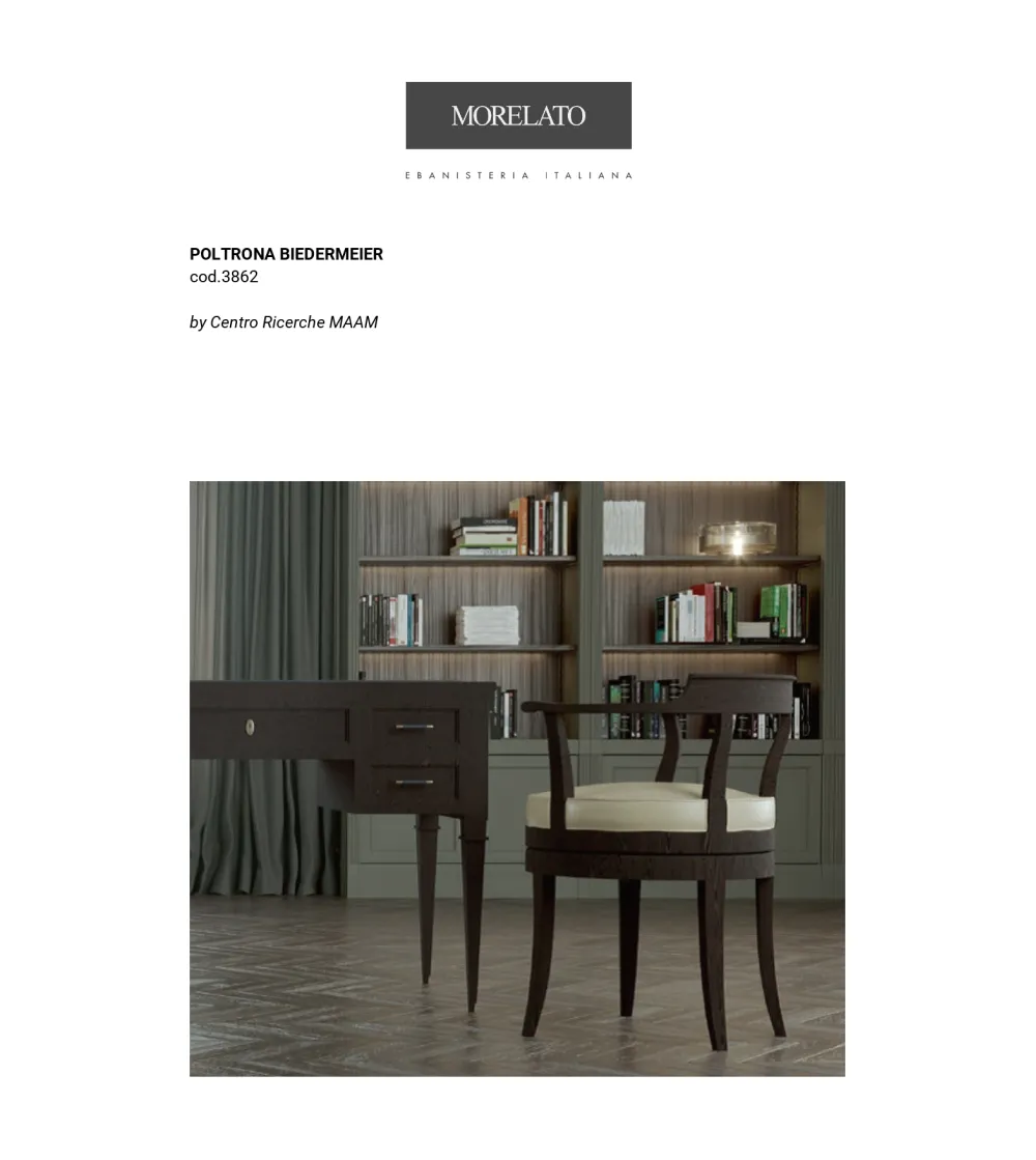 Morelato - Biedermeier Armchair