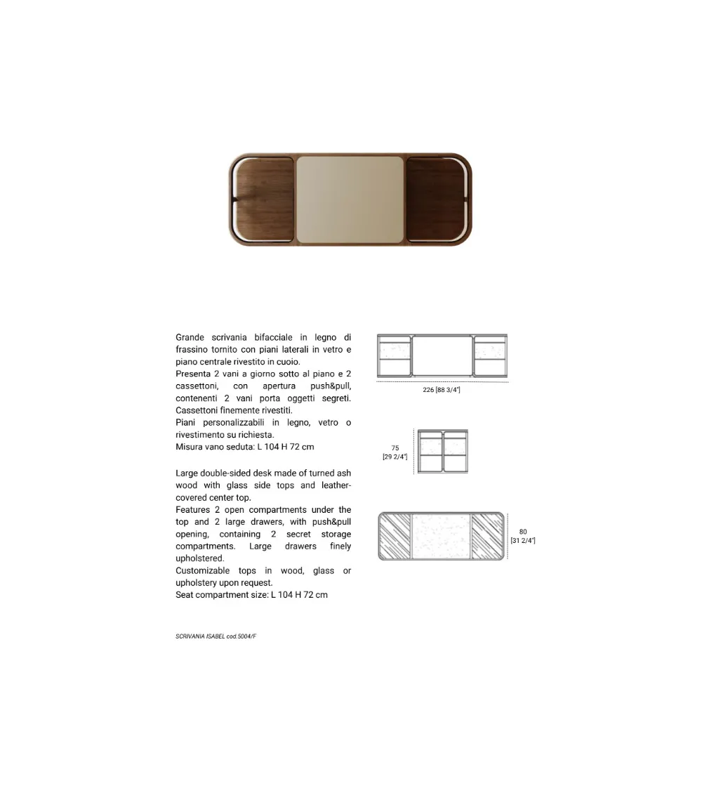 Morelato - Isabel Desk