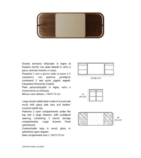 Morelato - Isabel Desk