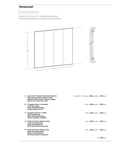 Tonelli Design - Wonderwall Wanddekoration