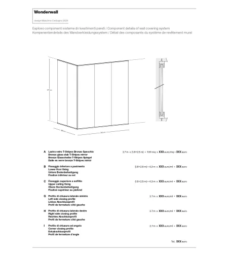 Decoración de Pared Wonderwall - Tonelli Design