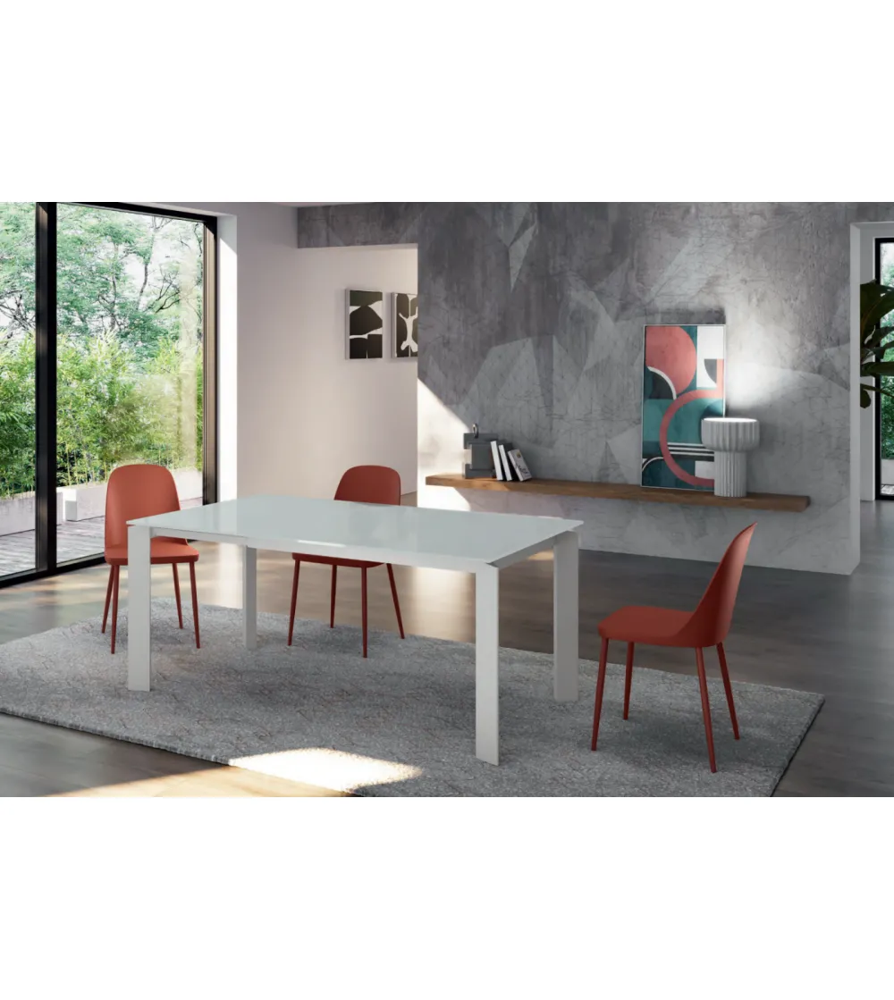 Table en Verre Extensible Frame - Stones