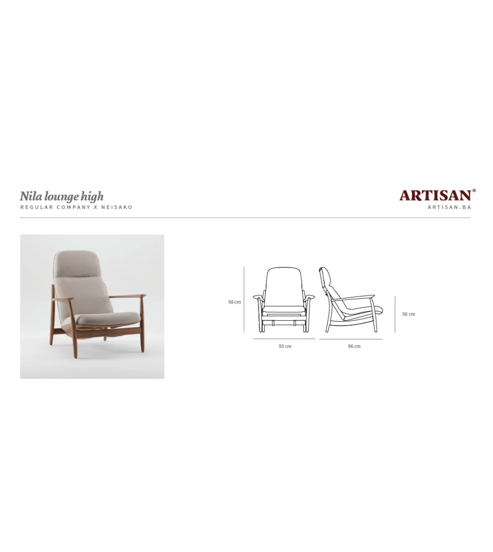Artisan - Nila Lounge High Sessel