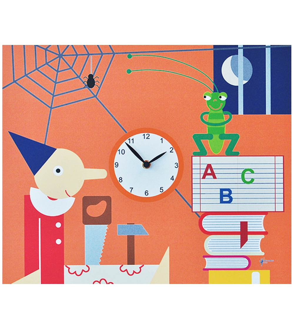 Horloge pour enfants Pinocchio Pirondini Italia