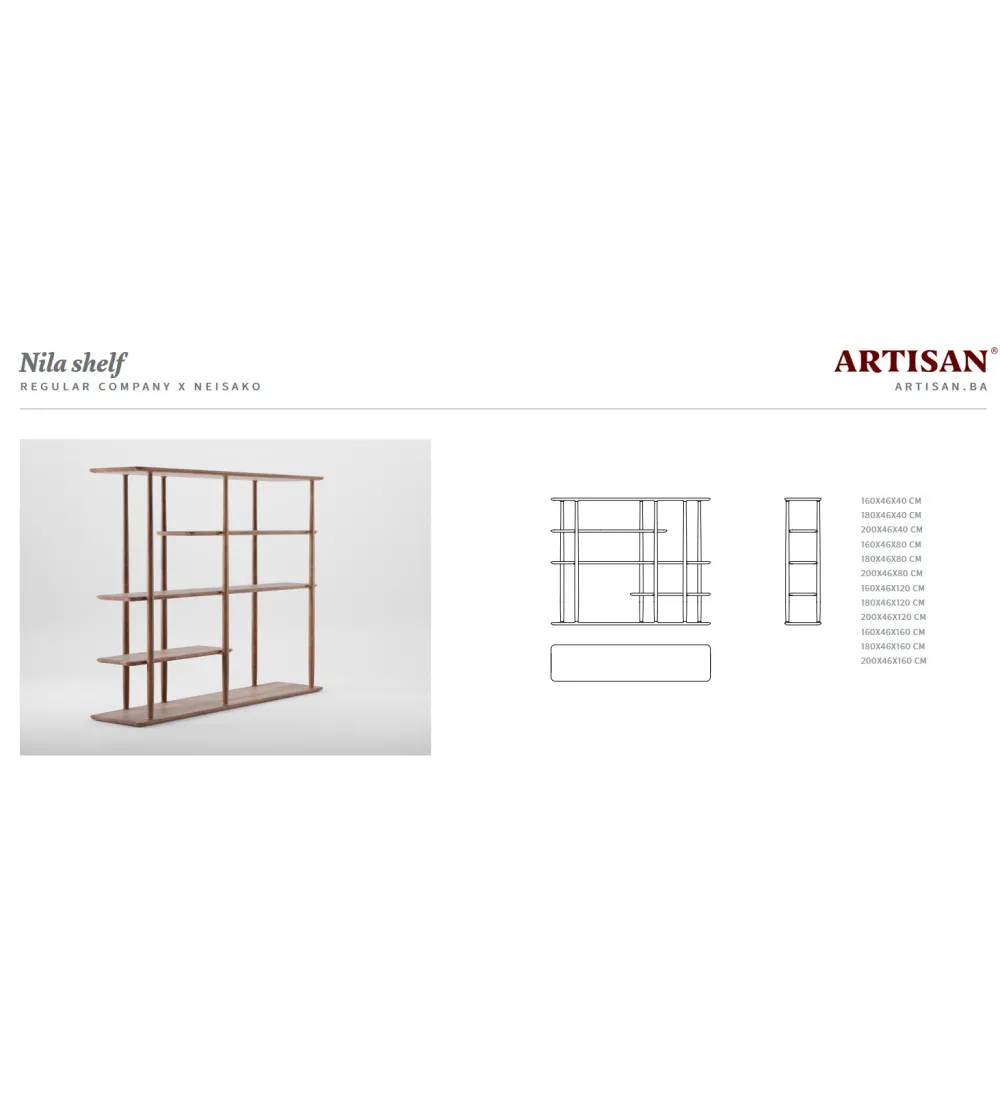 Biblioteca Nila - Artisan