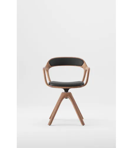 Silla de Oficina Tapizada Doble Leno - Artisan
