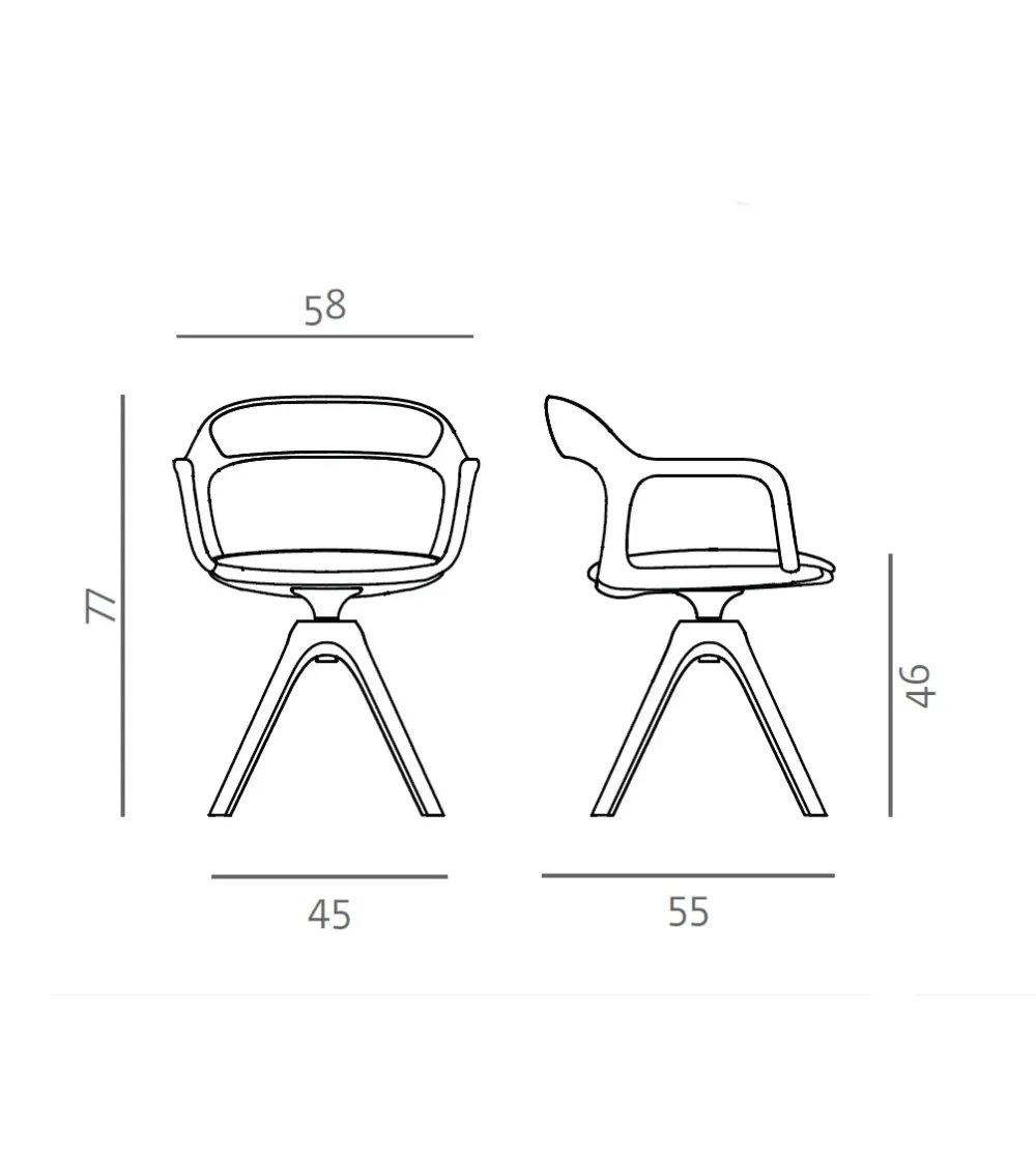 Chaise de Bureau Double Rembourré...