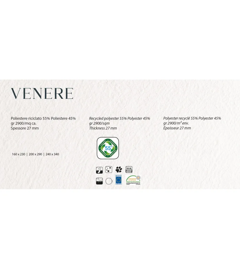 Alfombra Venere Rock - Sitap