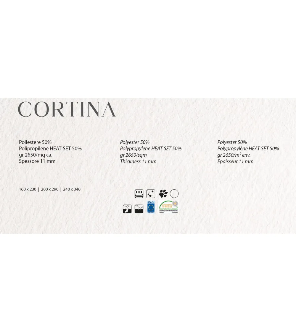 Sitap - Cortina Stone Teppich