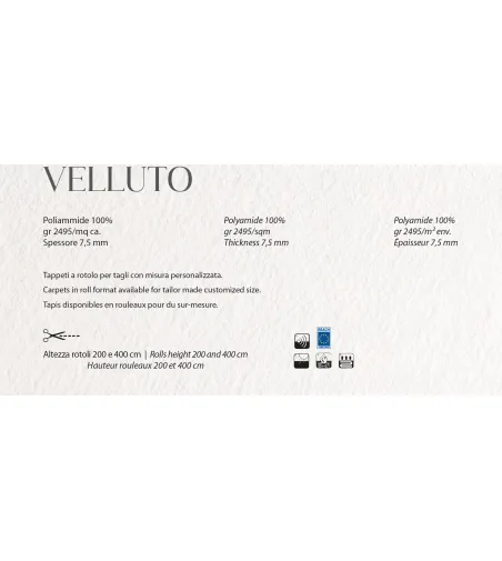 Alfombra Velluto - Sitap
