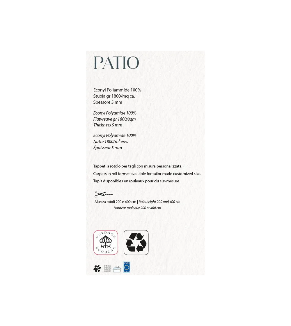 Alfombra Patio - Sitap