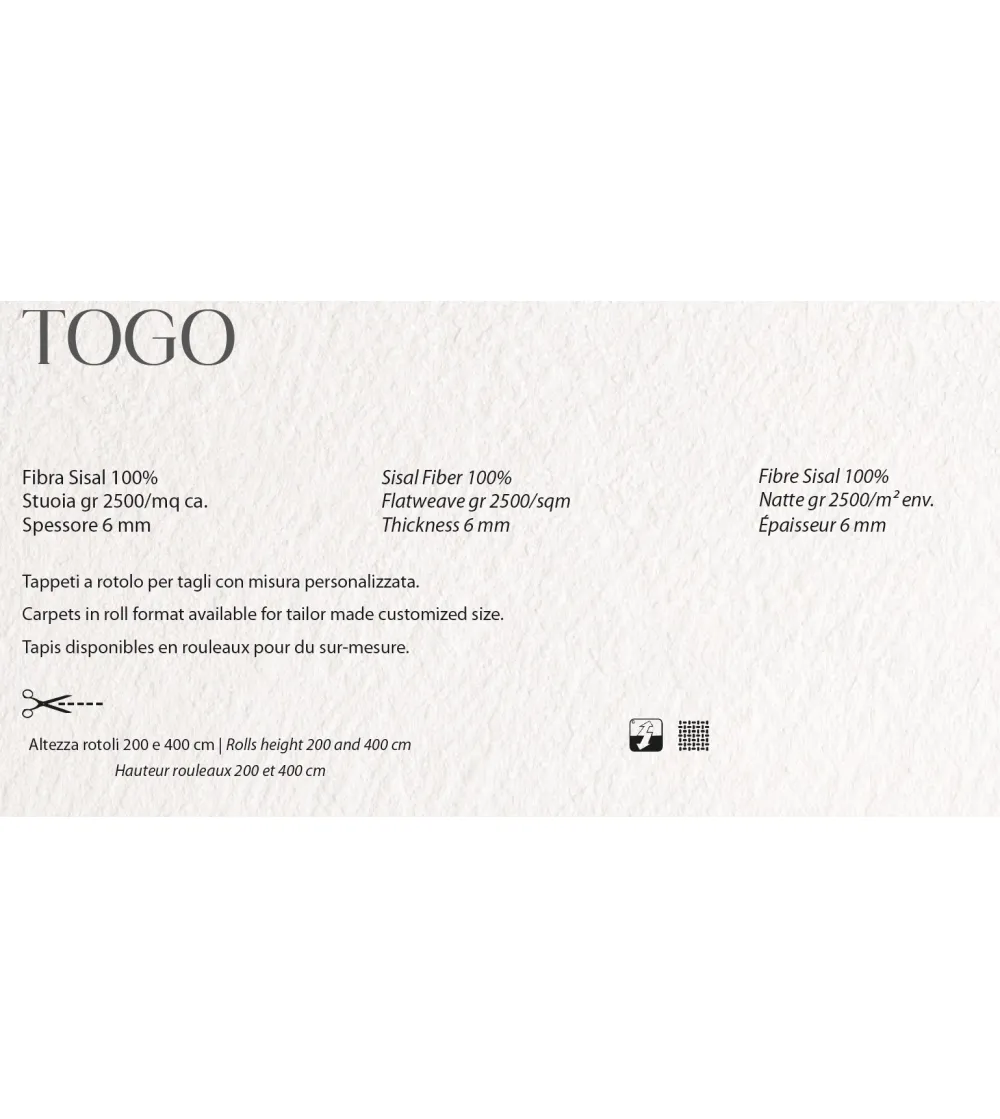 Alfombra Togo - Sitap