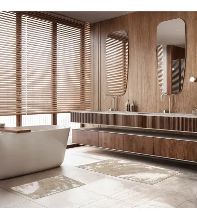 Sitap - Spa Silver Badezimmerteppich-Set 2
