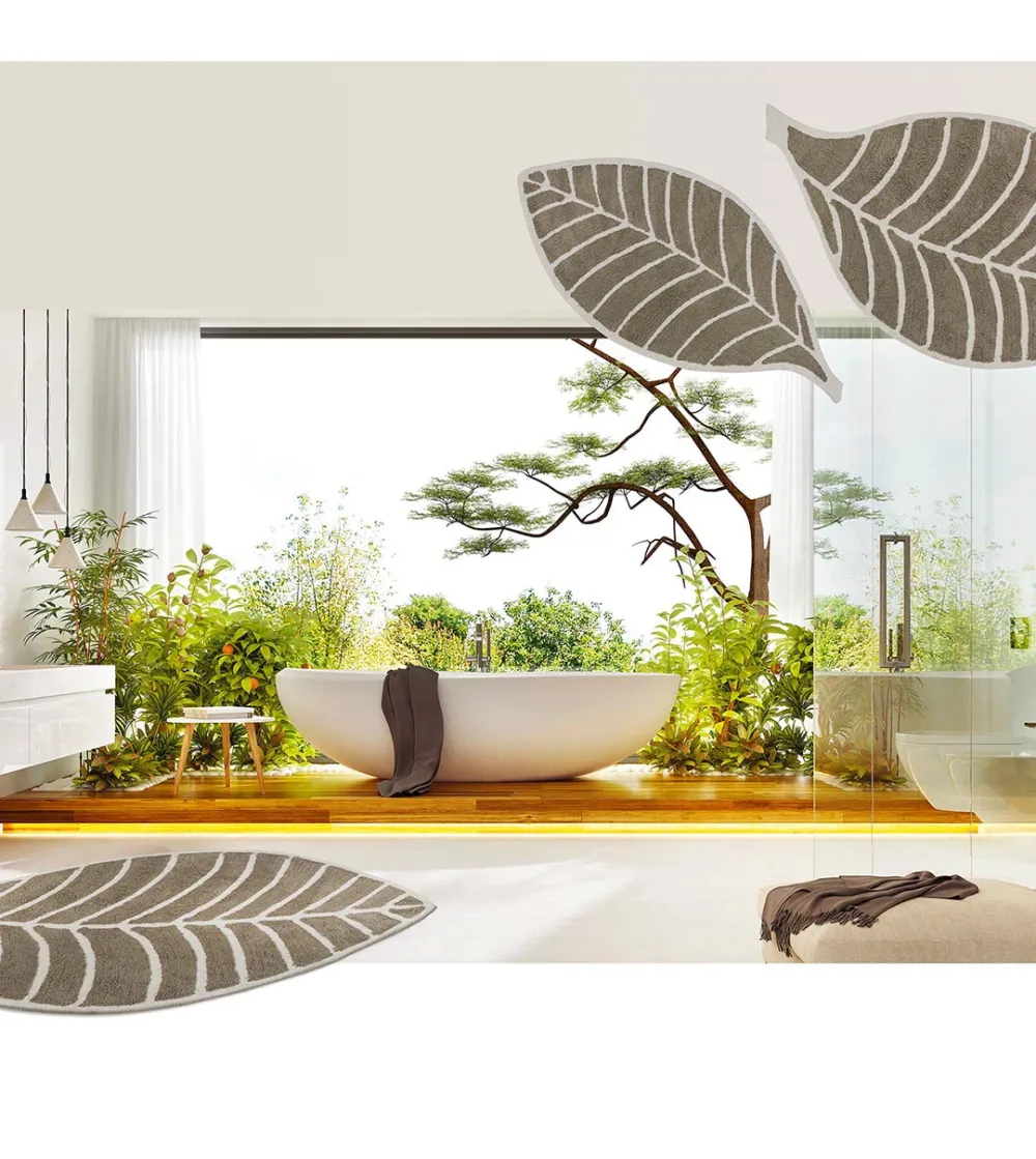 Juego de Alfombras de Baño Leaf - Sitap