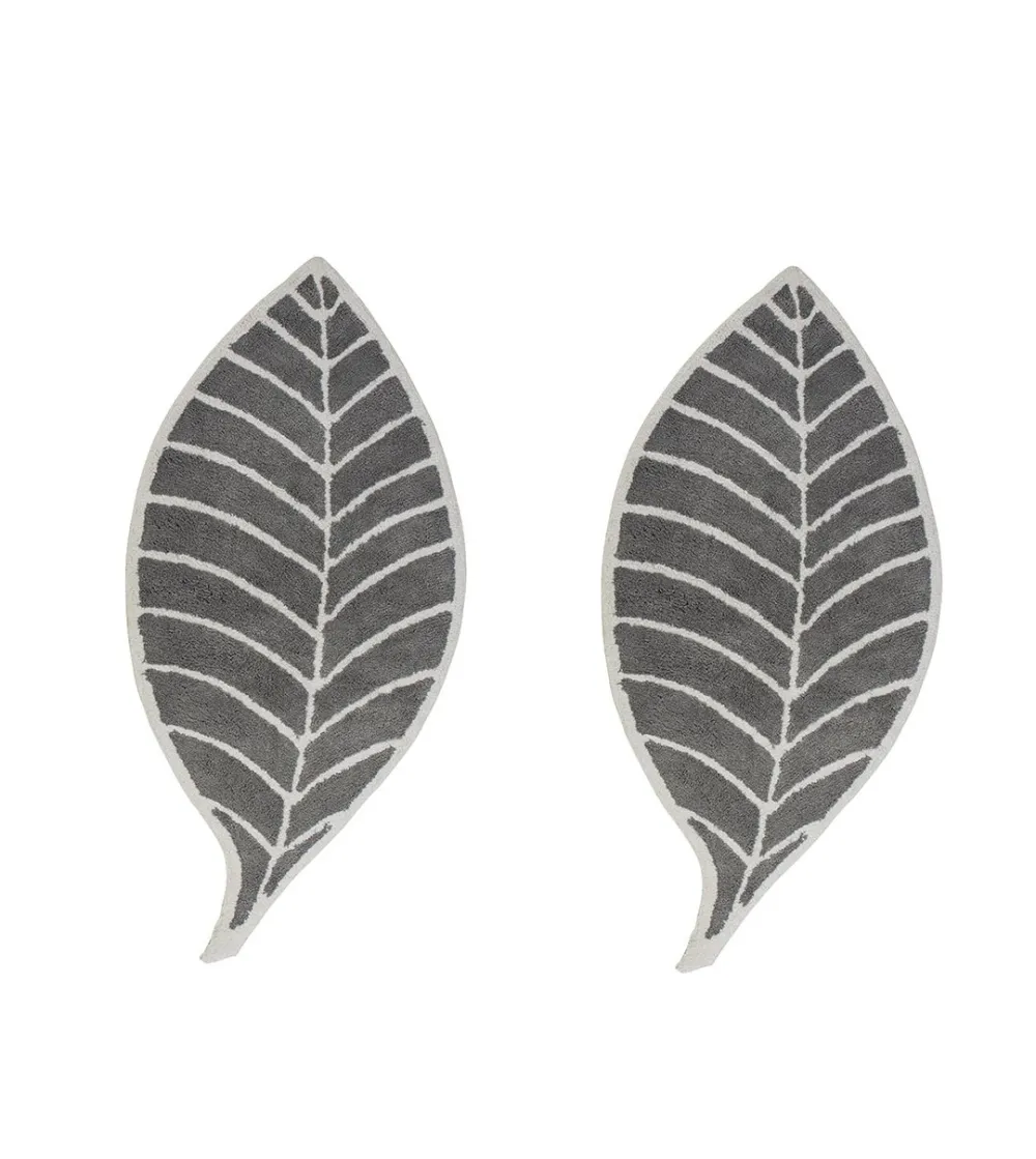 Sitap - Leaf Badezimmerteppich-Set