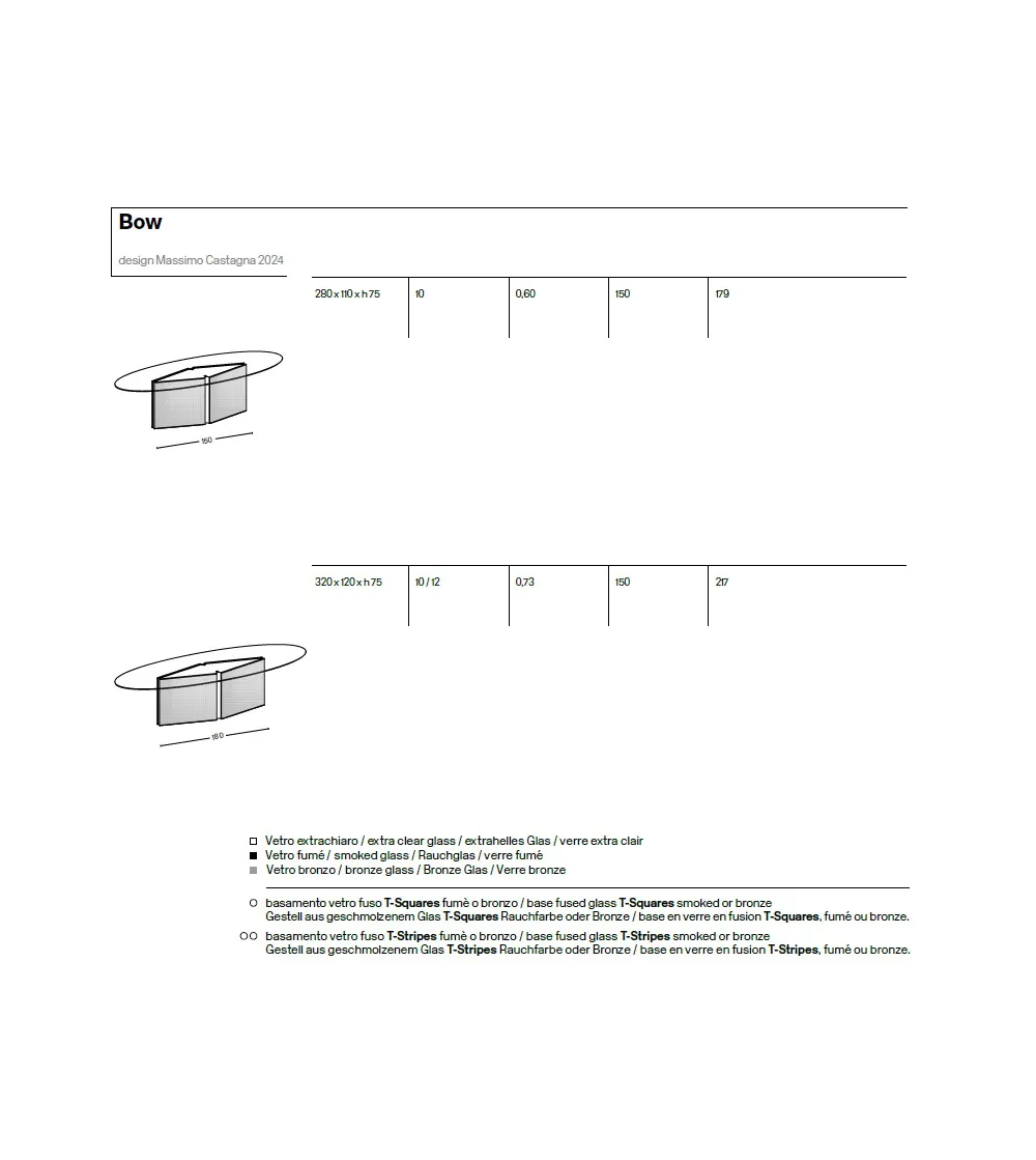 Tonelli Design - Bow Table