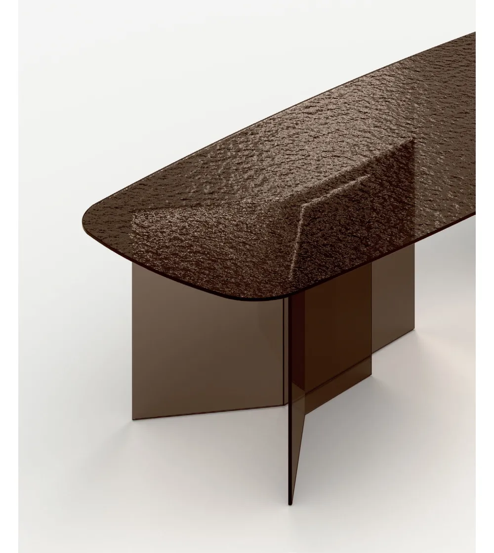 Table Thrim Fused Glass - Tonelli Design