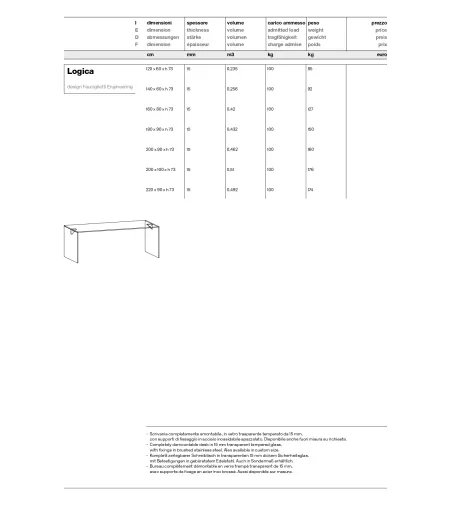 Scrivania Logica - Tonelli Design