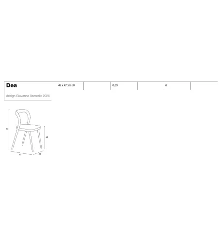 Chaise Dea - Tonelli Design