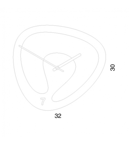 Reloj De Pared  Seven Progetti