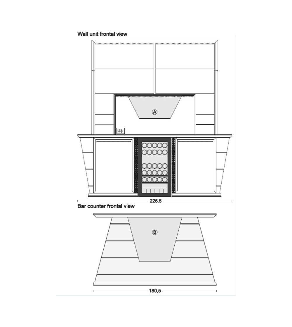 Vismara Design Mobile Bar Desire di...
