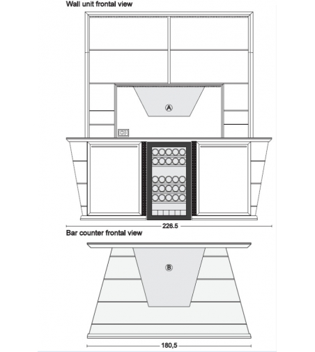 Desire Vismara Design Luxury Bar Cabinet