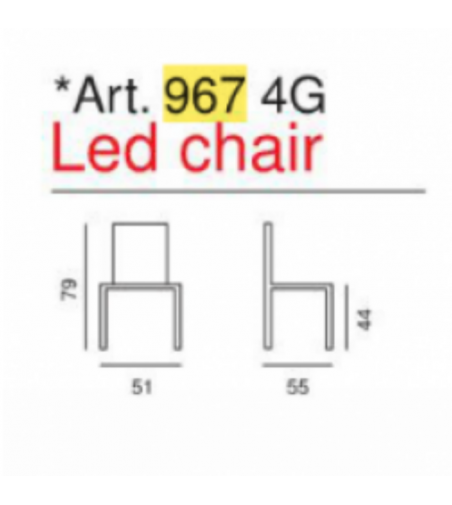 La Seggiola: Stuhl Led Chair