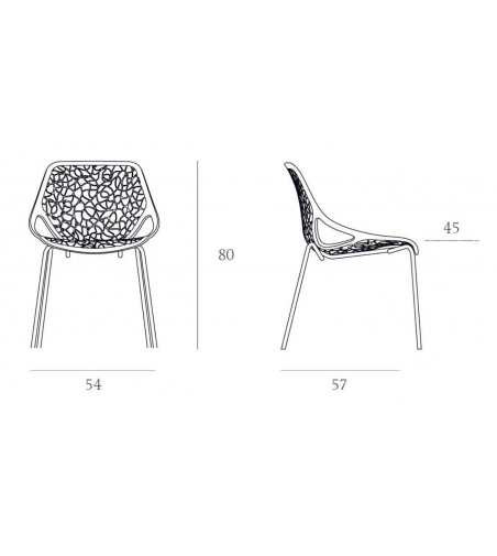 Casprini: Chair New Collection Caprice Tube