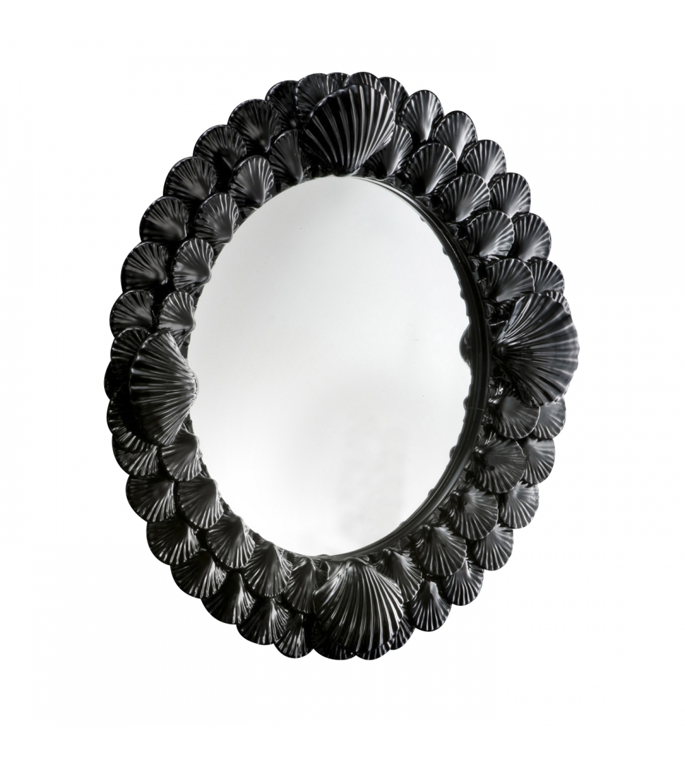Miroir Conchiglie Ovale Ceramiche Dal Prà