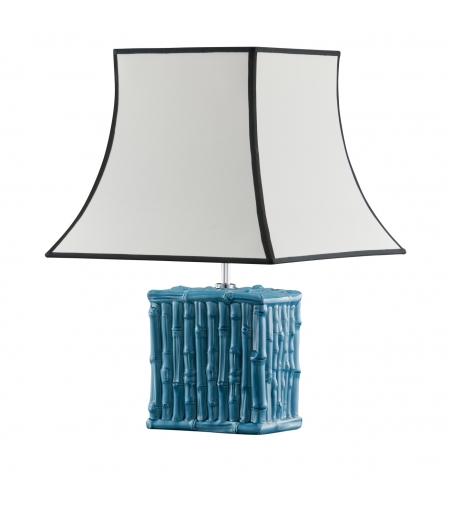 Bamboo Turquoise Lamp Ceramiche Dal Prà