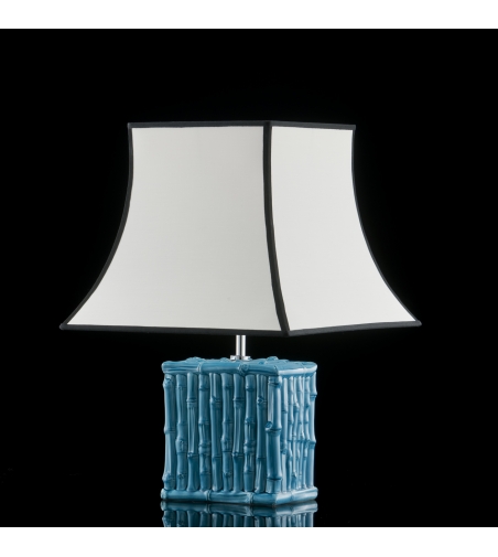 Lampe Bamboo Turquoise Ceramiche Dal Prà