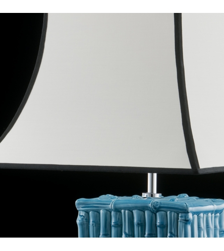 Lampe Bamboo Turquoise Ceramiche Dal Prà