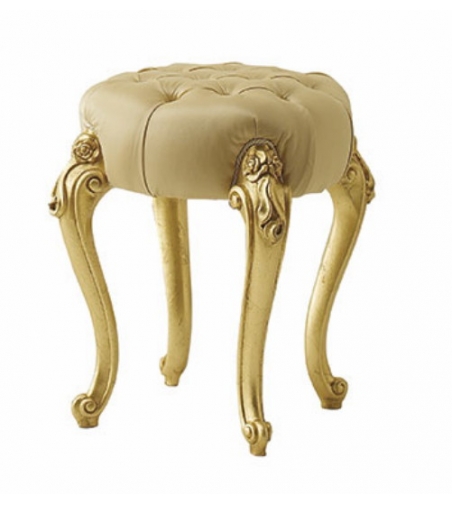 Capri Volpi round Pouffe