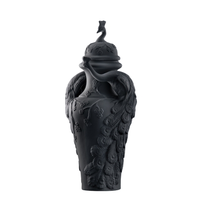 Vase avec des paons Ceramiche dal Prà