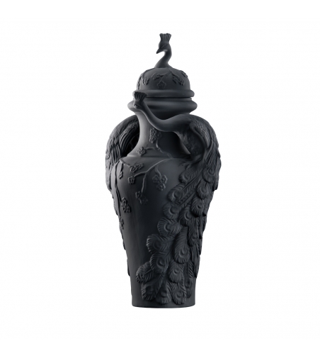 Vase mit Pfauen Ceramiche dal Prà
