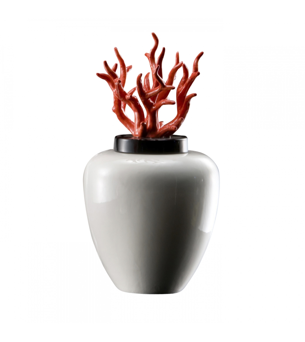 Medium coral vase Ceramiche dal Prà