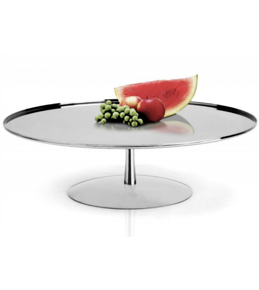 Cesto Porta Frutta A Due Piani Bremermann – Griglia In Metallo Nero Opaco, Ø 18 E 30 Cm, Altezza 23 Cm