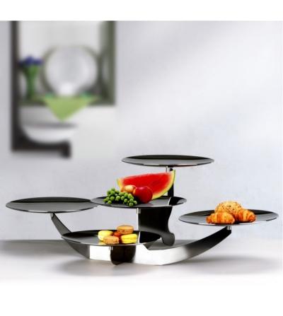 Elleffe Design: Alzata 5 Piatti Bombati 0.AL030 2