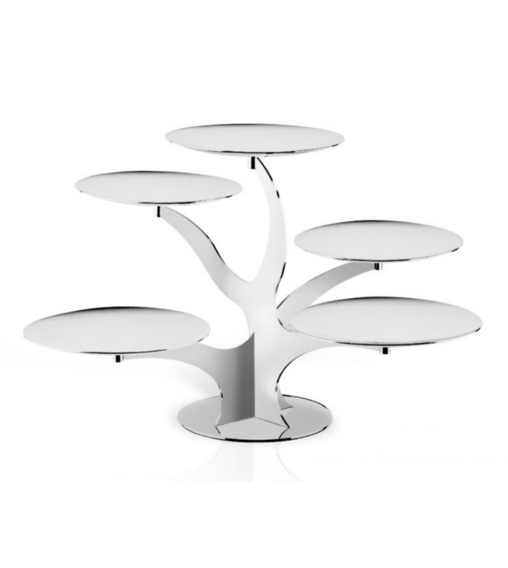 Elleffe Design: Stand 5 Branches 5 Rounded Plates 0.AL016 0.AL016