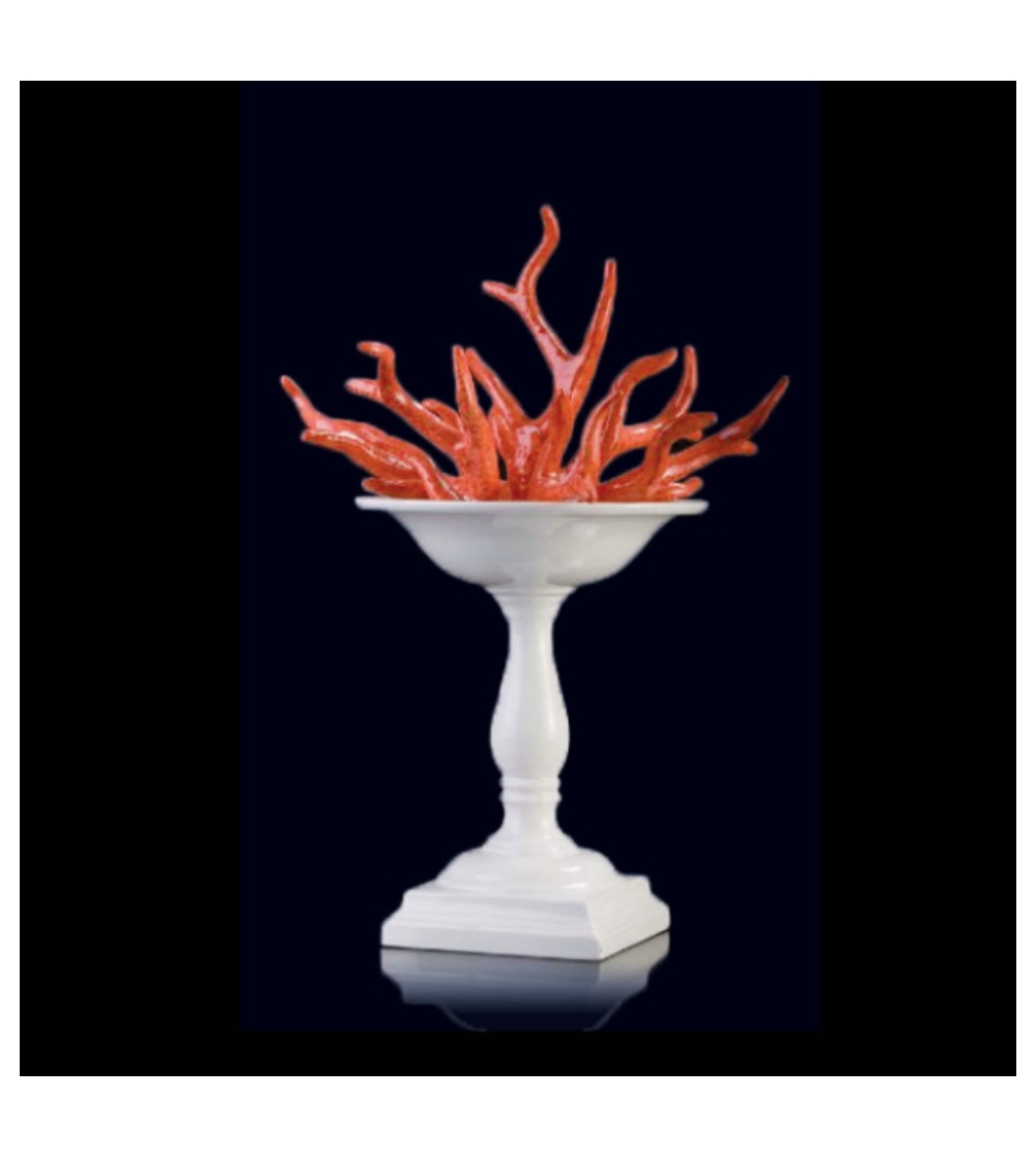 Colonna con corallo Ceramiche Dal Prà