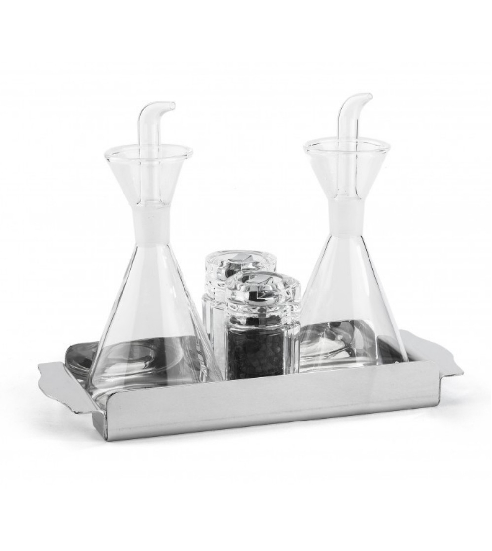 Set Condiment For Table In 18/10 Stainless Steel  0.CL158 Elleffe Design