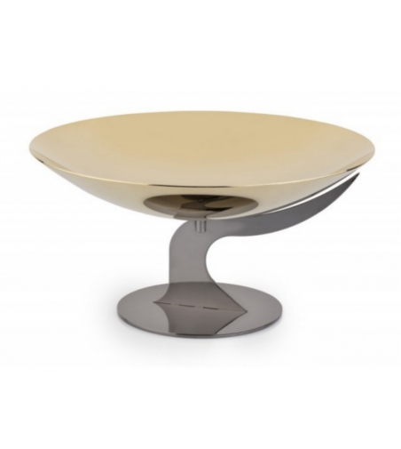Promoción Centro De Mesa  De Acero Dorado Elleffe Design