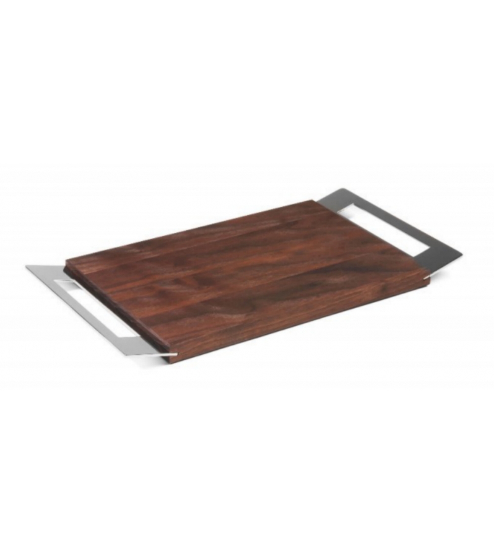 Cutting Board In Wood And Stainless Steel 0.TA201  Elleffe Design