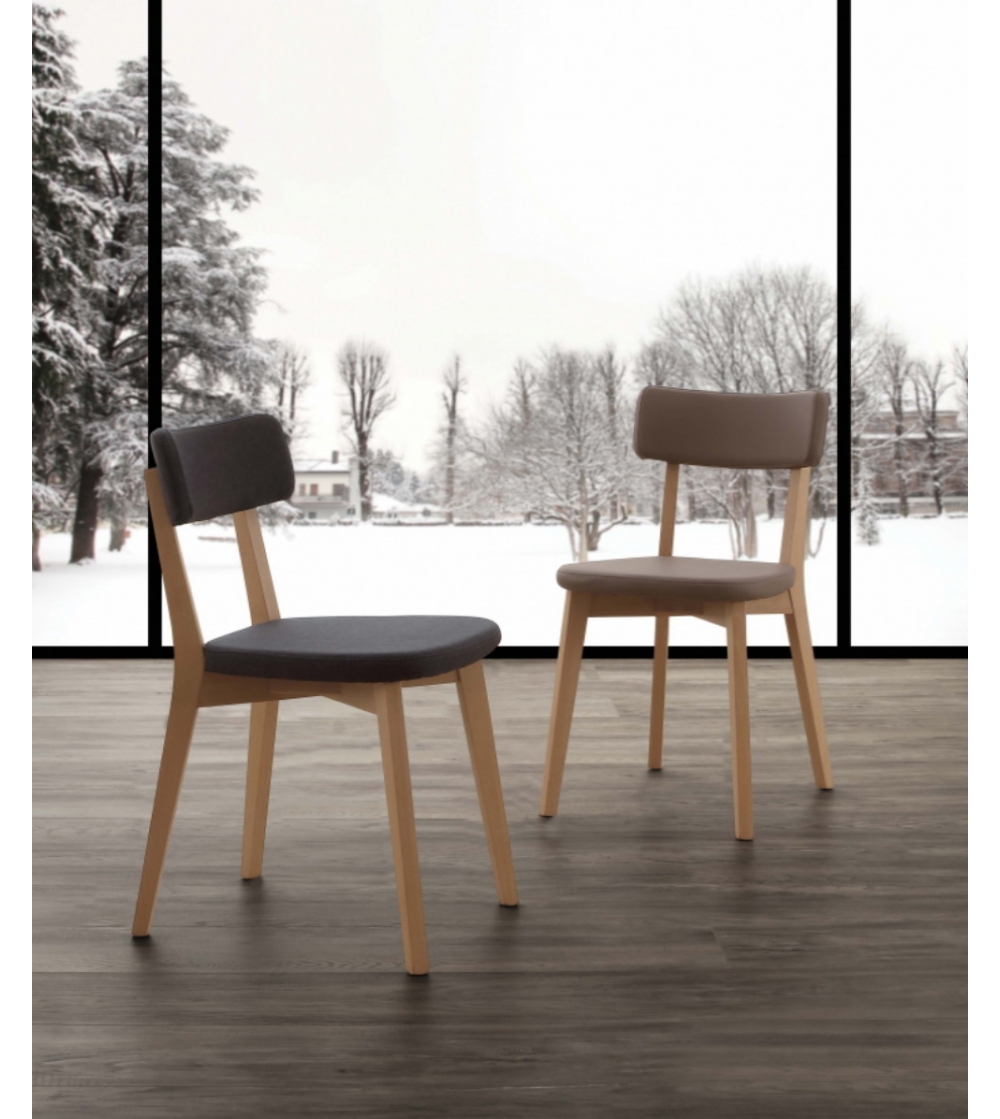 Offerta: Sedia In Tessuto E Legno La Seggiola
