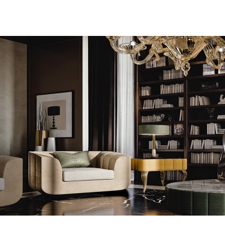 Table basse carrée Alice collection Aura Valderamobili