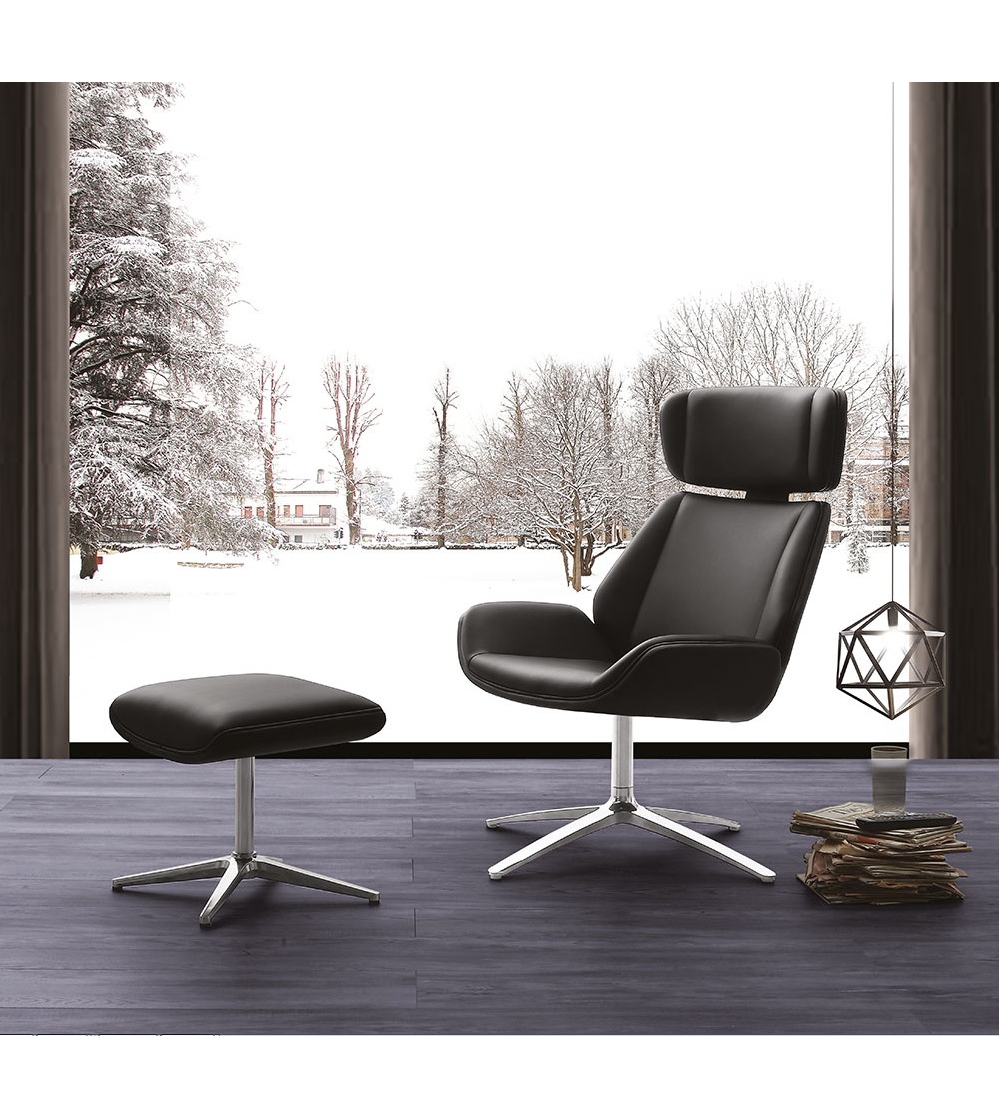 Armchair + Pouff  New Collection Sigmund La Seggiola