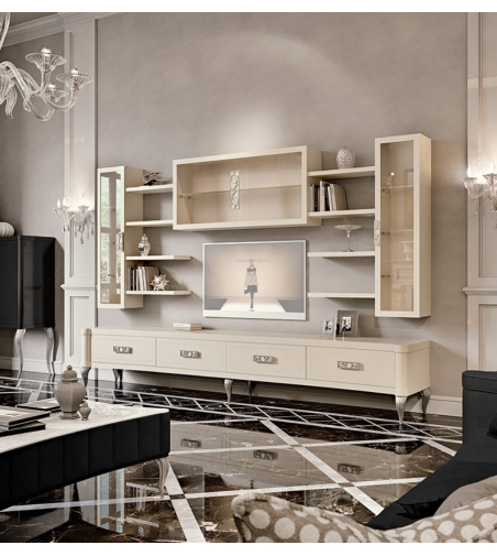 Dolomite TV Cabin Aura collection Valderamobili