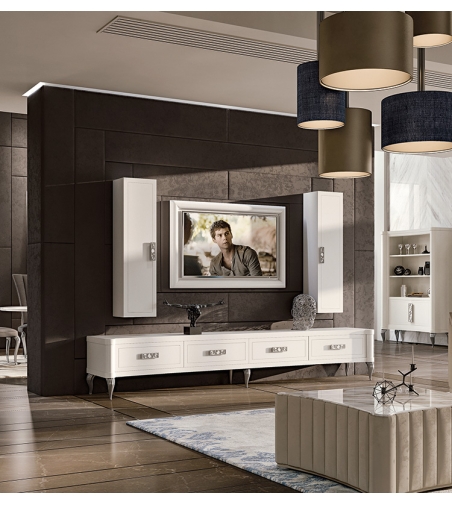 Dolomite TV Cabin Aura collection Valderamobili