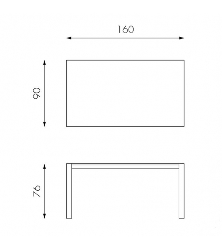Table Nevada OM/277/RO Stones