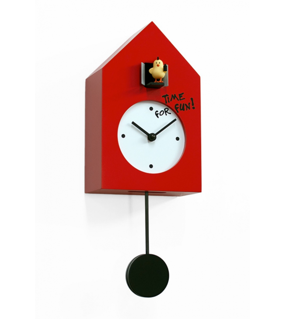 Freebird Punk Pendulum Clock by Progetti
